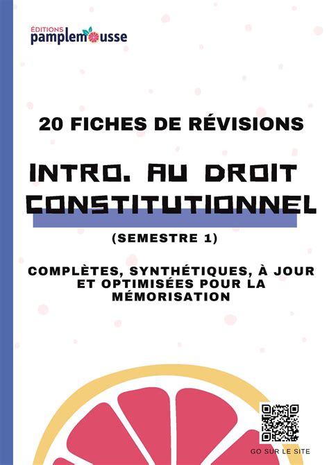 Introduction Au Droit Constitutionnel Semestre Num Rique Premium