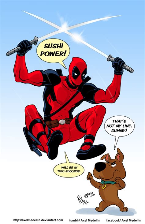 Tliid 287 Deadpool Vs Scrappy Doo By Axelmedellin On Deviantart