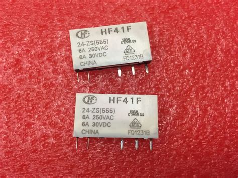 Free Shipping 100 New Original Relay 10pcs Lot HF41F 24 ZS HF41F 24 ZS