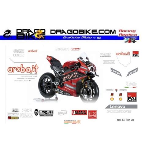 Motorbike Stickers Kit Ducati Replica Sbk Aruba