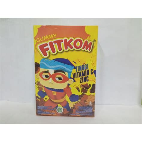 Jual Fitkom Gummy Vitamin C Dan Zinc 5 Sachet 1 Box Shopee Indonesia