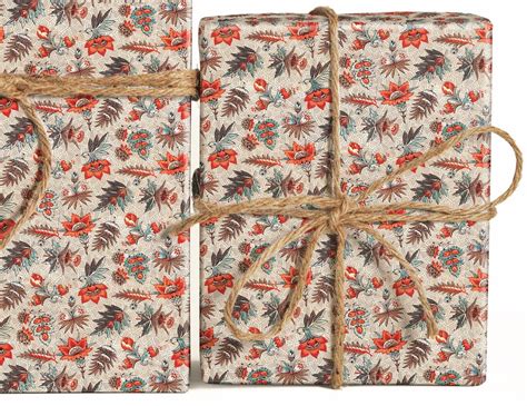 18th Century French Pattern Wrapping Paper Vintage Textile Etsy