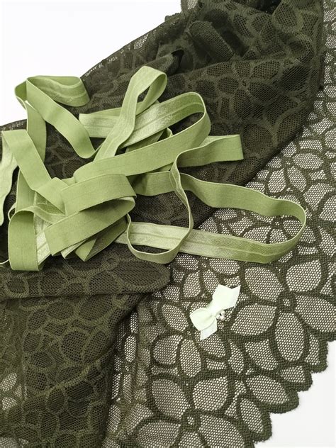 Knickers Lingerie Making Stretch Lace Kit OLIVE Cm Wide Etsy