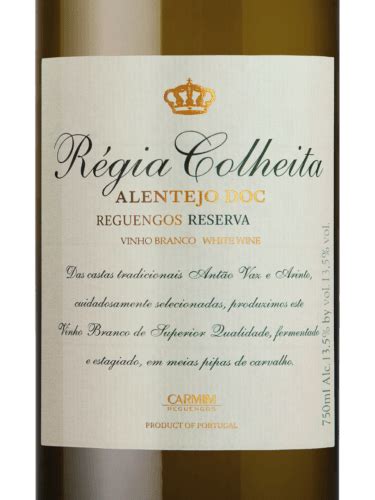 Régia Colheita Reguengos Reserva Branco Vivino Brasil