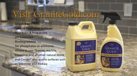 Granite Gold Daily Cleaner® | How to clean granite, Cleaning granite ...