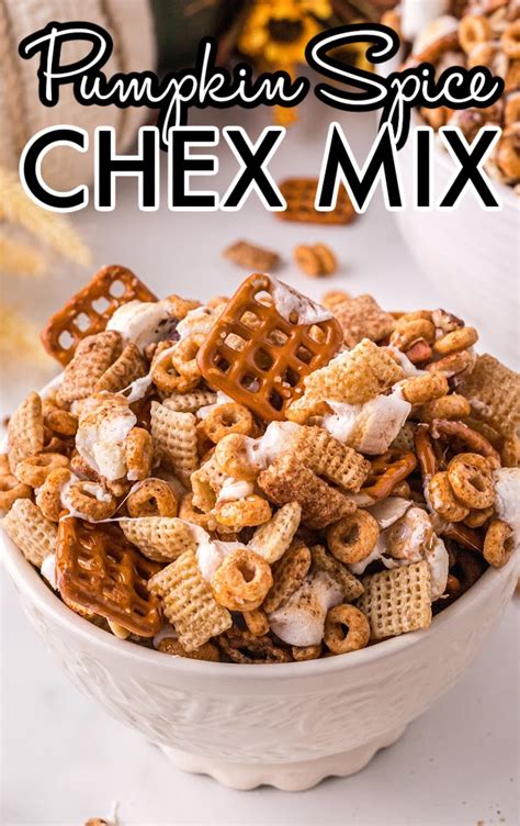 Pumpkin Spice Chex Mix Pass The Dessert