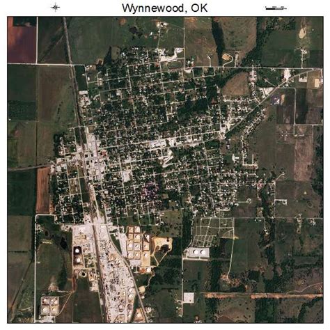 Aerial Photography Map of Wynnewood, OK Oklahoma