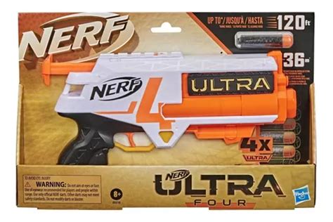 Nerf Ultra Four Blaster 36 Metros De Alcance Envío Gratis Meses Sin Intereses