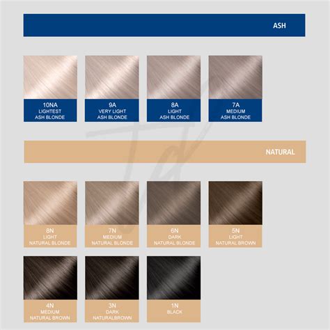 Wella Brown Color Chart