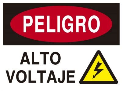 Se Al Tica De Seguridad Peligro Alto Voltaje Signshop