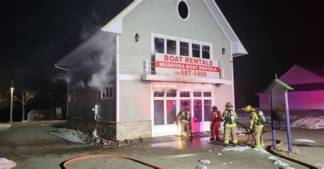 Suspicious Fire At Gravenhurst Wharf Business Causes 750k In Damage