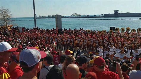 USC Trojans Marching Band TUSK Pep Rally YouTube