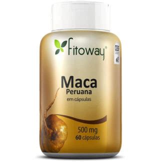 Maca Peruana 500mg 60 Caps Fitoway Meu Mundo Fit