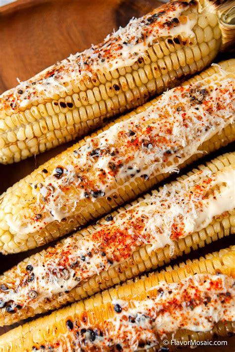 Elote Mexican Grilled Street Corn Flavor Mosaic