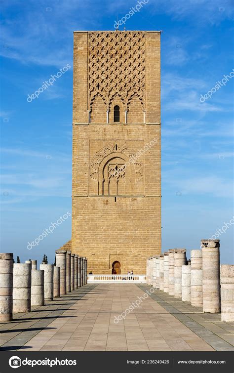 Hassan Tower Tour Hassan Minaret Incomplete Mosque Rabat Morocco ...