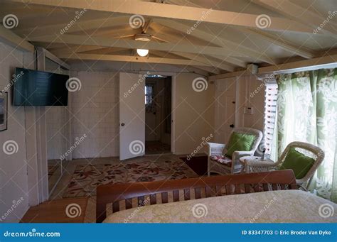 Inside Cottage Bedroom stock image. Image of floor, cottage - 83347703