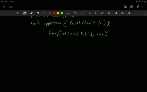 Solved Write A Void Function Named Uppercase That Takes A String