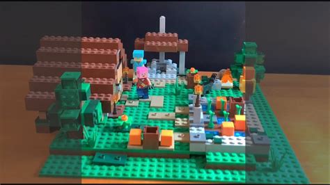 Lego Minecraft Taiga Village MOC YouTube