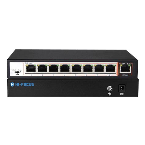 Hifocus Sh08 120w 8 Port Poe Switch