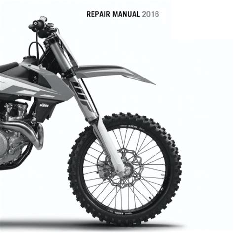 2016 Ktm 450 Sx F Xc F Service Repair Manual Ktm Repair Manuals