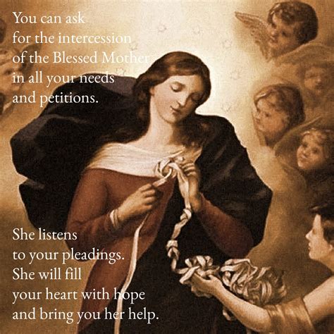 Novena Of Mary Undoer Of Knots Prayer Cards Printable Novena Prayer