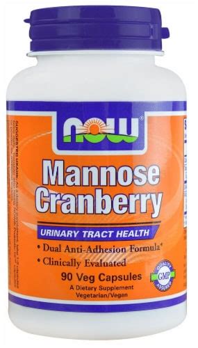 NOW Foods Mannose Cranberry 90 Veg Capsules Kroger