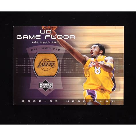 Kobe Bryant Upper Deck Hardcourt Ud Game Floor Kbf Pristine