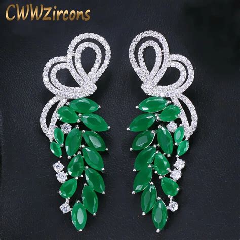 Cwwzircons elegante forma de folha micro pavimentar zircônia cúbica e