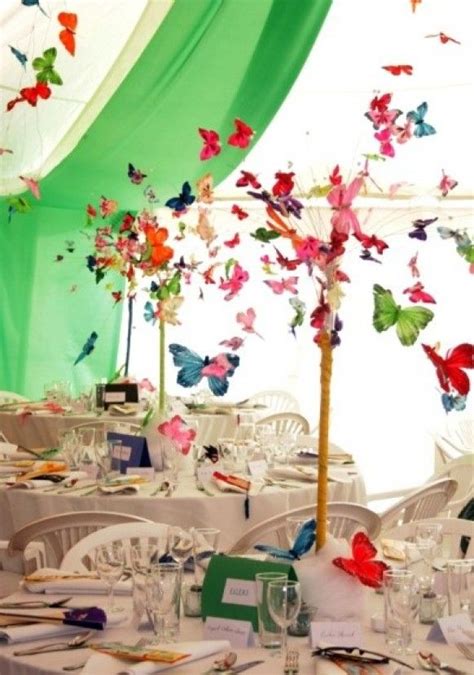 Beautiful Wedding Decor With Colorful 3d Butterflies 1919765