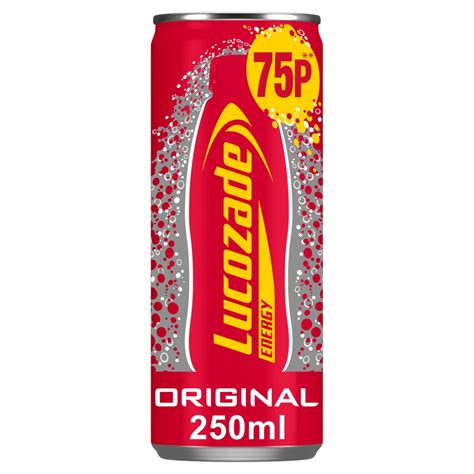 Lucozade Energy Drink Original 250ml 75p Pmp Bb Foodservice