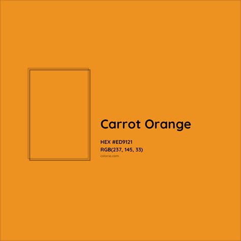 Carrot Orange Complementary or Opposite Color Name and Code (#ED9121) - colorxs.com