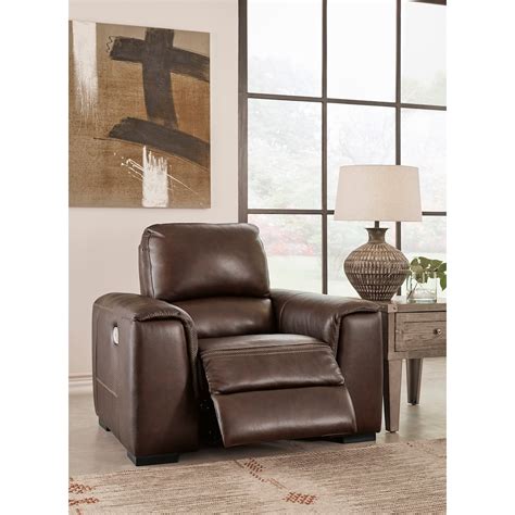 Ashley Signature Design Alessandro U2550213 Contemporary Leather Match Power Recliner Dunk