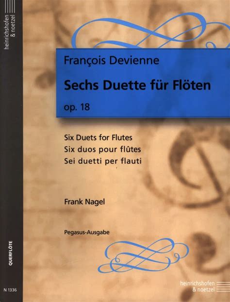 Sechs Duette F R Fl Ten Op Nr Von Fran Ois Devienne Im