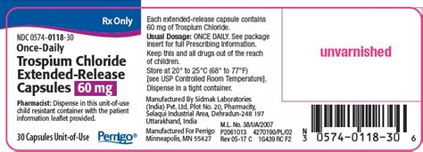 Trospium Chloride Er Trospium Chloride Capsule Extended Release