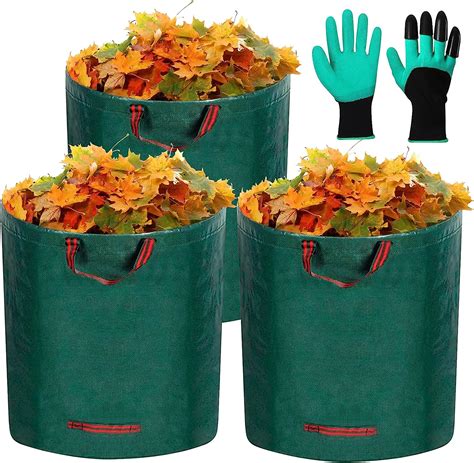 Sacchi Da Giardinaggio 3 X 272L Per Rifiuti Da Giardino Impermeabile