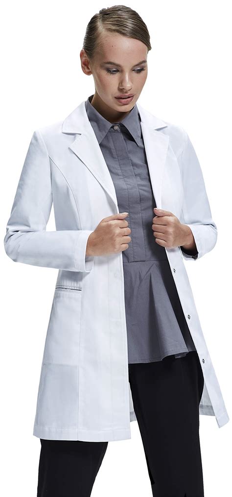 Buy Premium Tailored Feminine Medical Lab Coat For Women 33 Inches