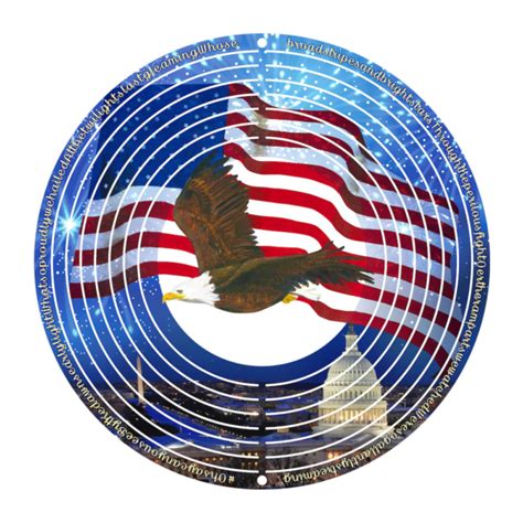 Patriotic Wind Spinners Wagalotbowwow