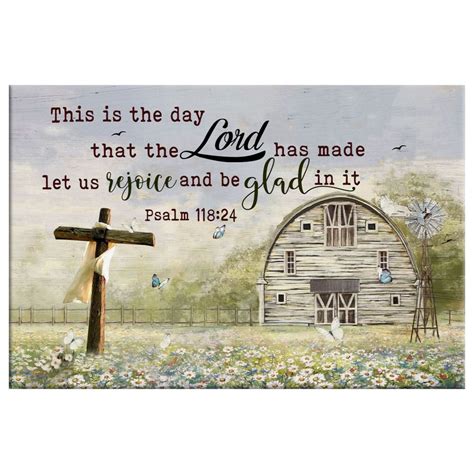 Psalm 11824 This Is The Day That The Lord Has Made Sign Wall Art