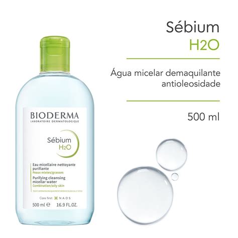 Gua Micelar Bioderma S Bium H O Dermatol Gica Para Pele Oleosa Ml