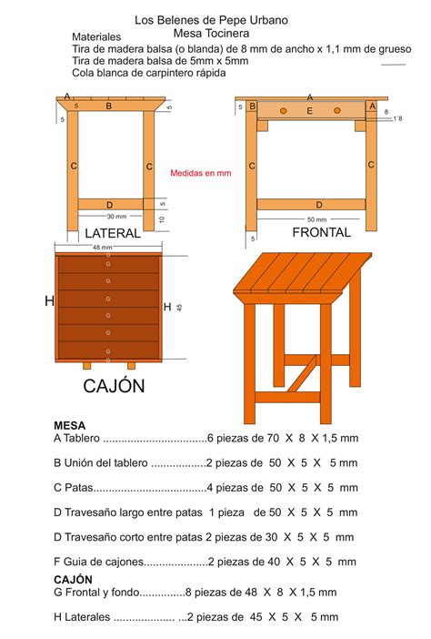 Mesa Los Belenes De Pepe Urbano