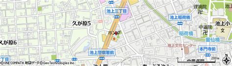 東京都大田区池上3丁目4 4の地図 住所一覧検索｜地図マピオン