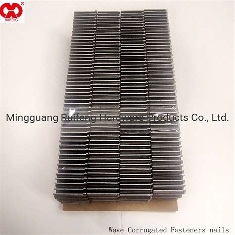 Ruifeng Fastener Ncf Series 12 Wave Corrugated Fasteners Pneumatic Collated Nails China