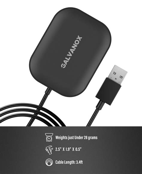 Galvanox Wireless Charging Station For Apple Airpod Pro Black Encased