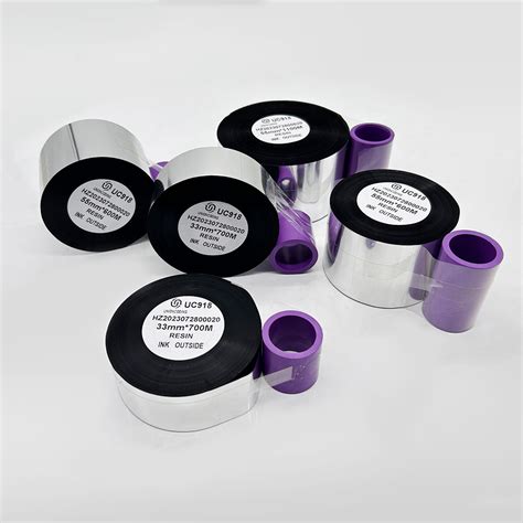 High Quality Black Near Edge Wax Resin Ink Outside Ribbon 3911 55mm X