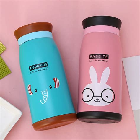 New Arrival 250ml/350ml Cartoon Thermos Cup Bottle Stainless Steel ...