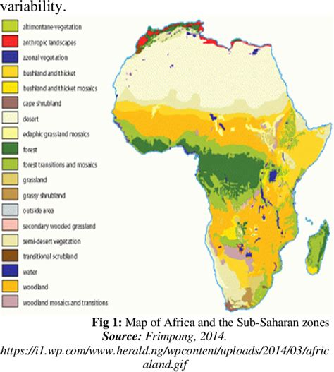 Figure 1 from Climate change in Sub-Saharan Africa: a menace to ...