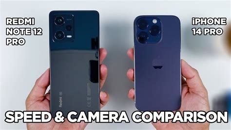 Redmi Note Pro Vs Iphone Pro Speed Test Camera Comparison