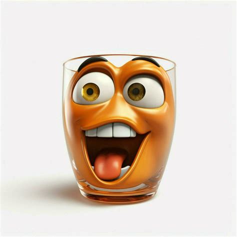 Partying Face emoji on white background high quality 4k hd 30690665 ...