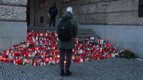 Día De Luto Nacional En Praga Por Las Víctimas Del Tiroteo En El Que