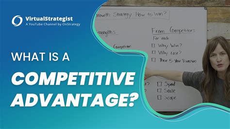 Sustainable Competitive Advantage Onstrategy